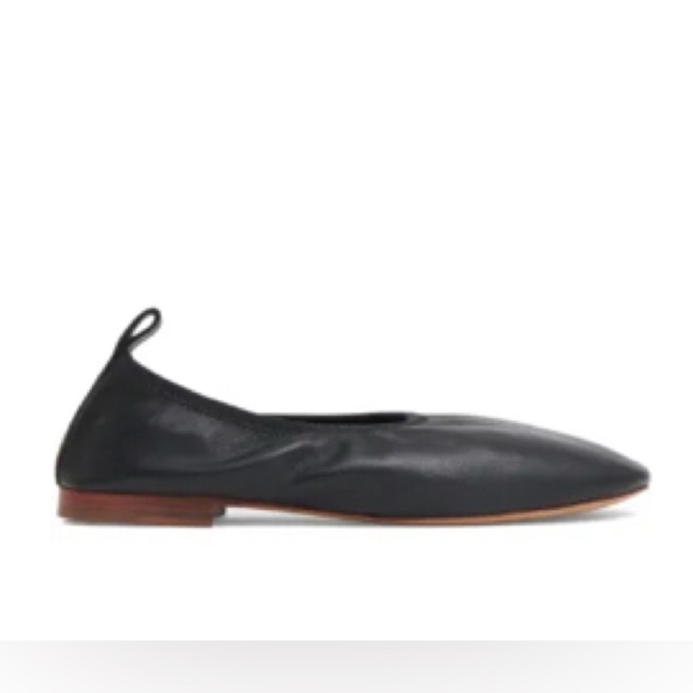 Mansur Gavriel Leather Minima ballerina flats in black color EU Size 38 = US 8